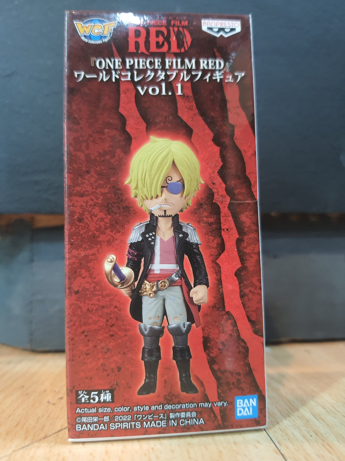 WCF One Piece Red Film Sanji