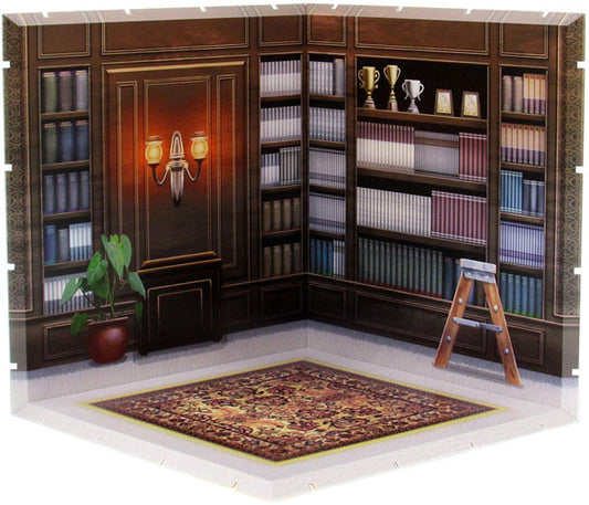 PLM Diorama Mansion Library 011