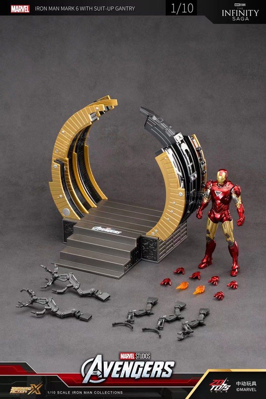 ZD Toys Iron Man Mark VI (6) Suit up Gantry