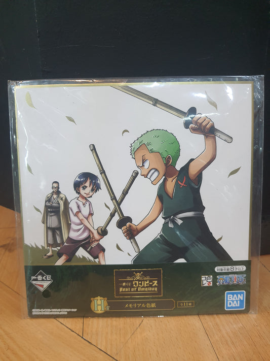 Ichiban kuji  One Piece Frame Zoro Child