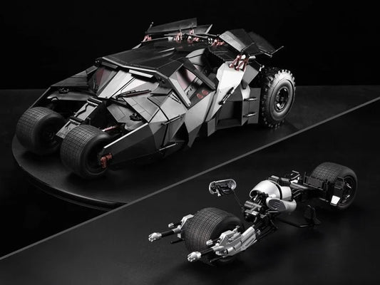 Modoking The Dark Knight Trilogy Batman and The Tumbler and Batpod