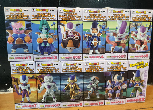 WCF Dragon Ball Z Frieza Special Set of 12 DB 007 TO DB 012