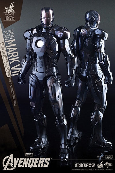 Hot Toys Movie Masterpiece The Avengers Iron Man Mark 7 Stealth Mode Ver.