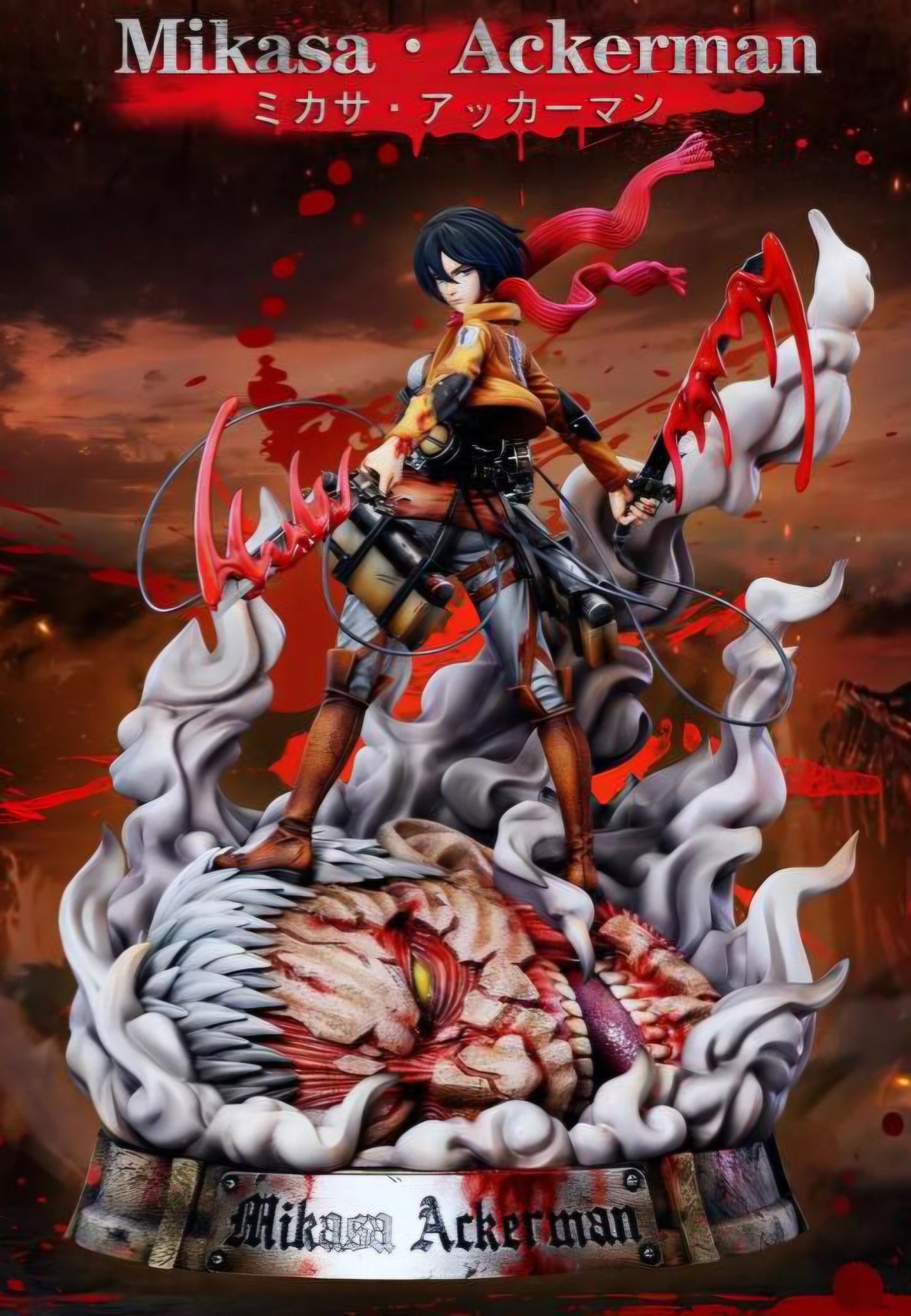 Resin: LC Studio Levi, Eren, and Mikasa Set of 3
