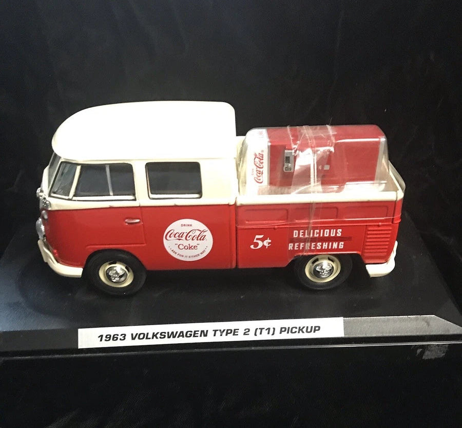 Coca-Cola 1963 Volkswagen Type 2 (T1) Pickup w/Coke Machine No Box