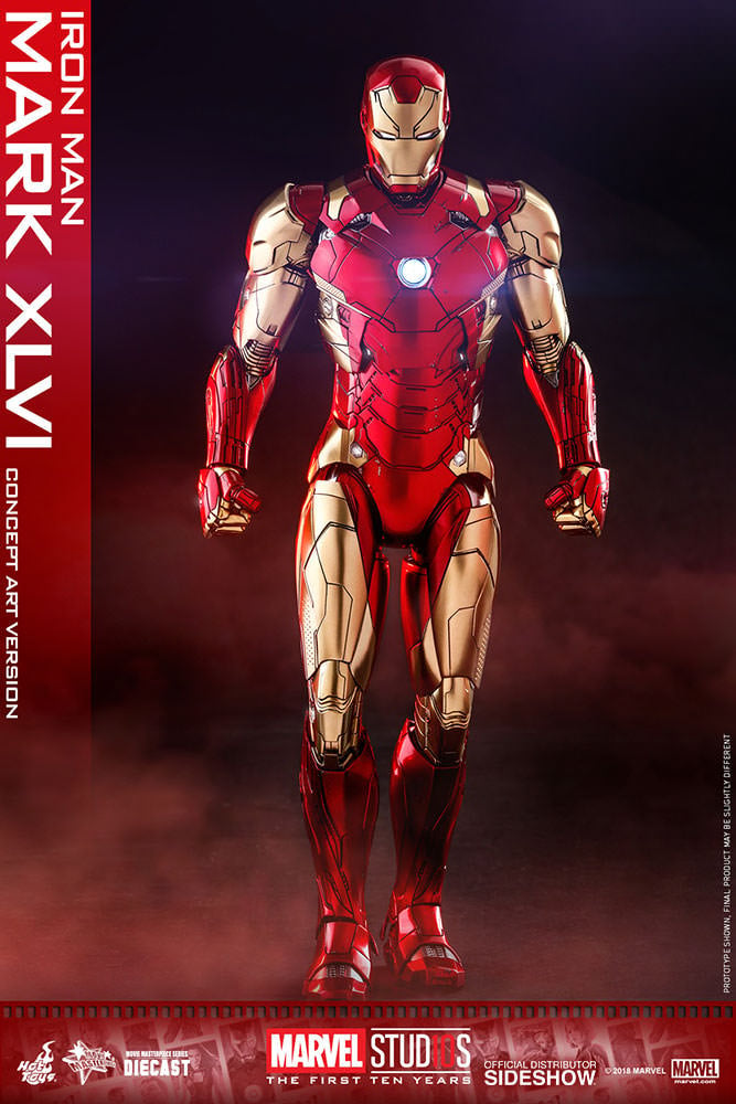 Hot Toys Movie Masterpiece Marvel Studios: The First Ten Years Iron Man Mark 46 Concept Art Ver.