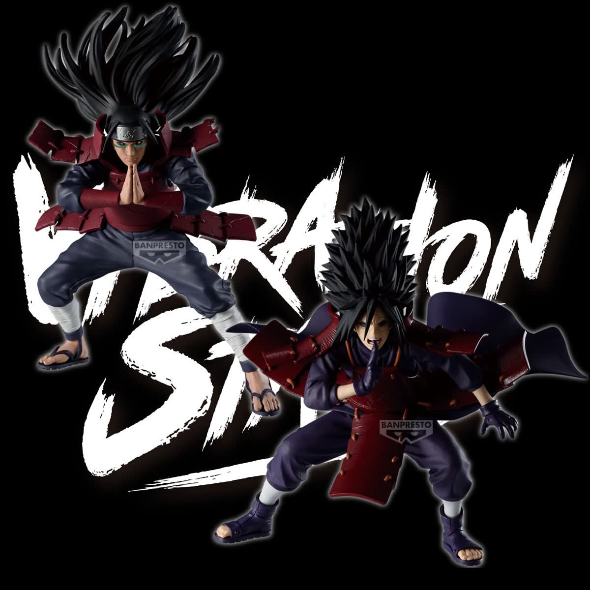 Vibration Stars Naruto: Shippuden Madara Uchiha and Hashirama Senju Set