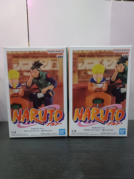 Banpresto Naruto Iruka / Naruto set of 2