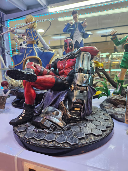 Resin: PJ Studio Deadpool on Throne