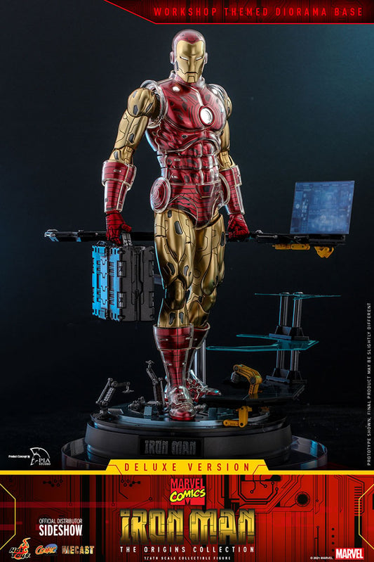 Hot Toys Comic Masterpiece Marvel Comics Iron Man Deluxe Ver.