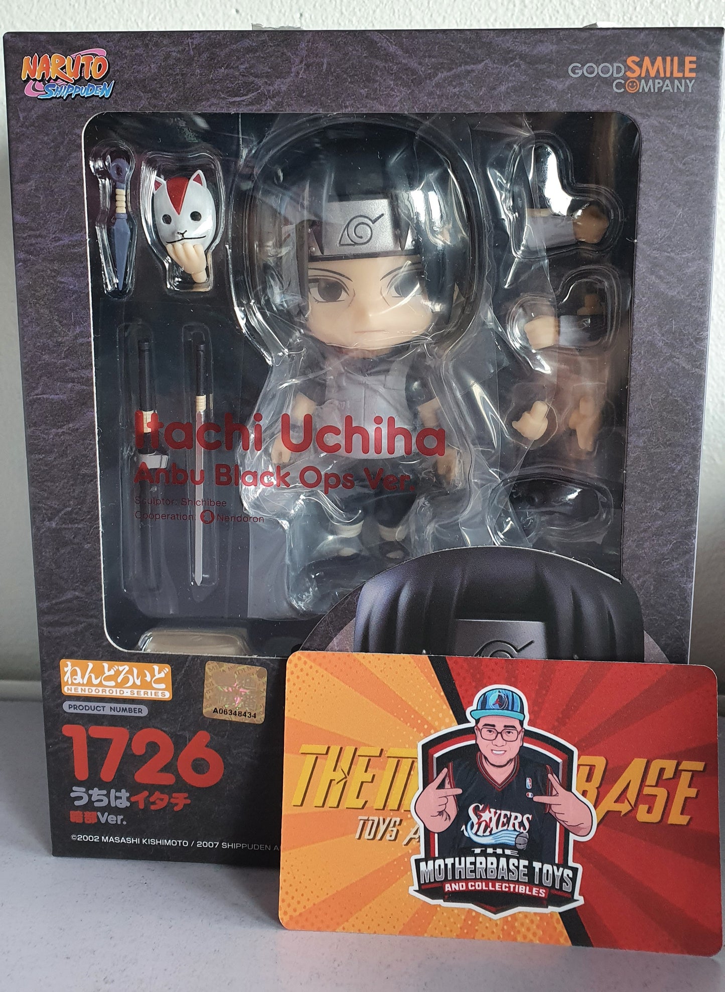 Nendoroid Itachi Uchiha Anbu Black Ver 1726