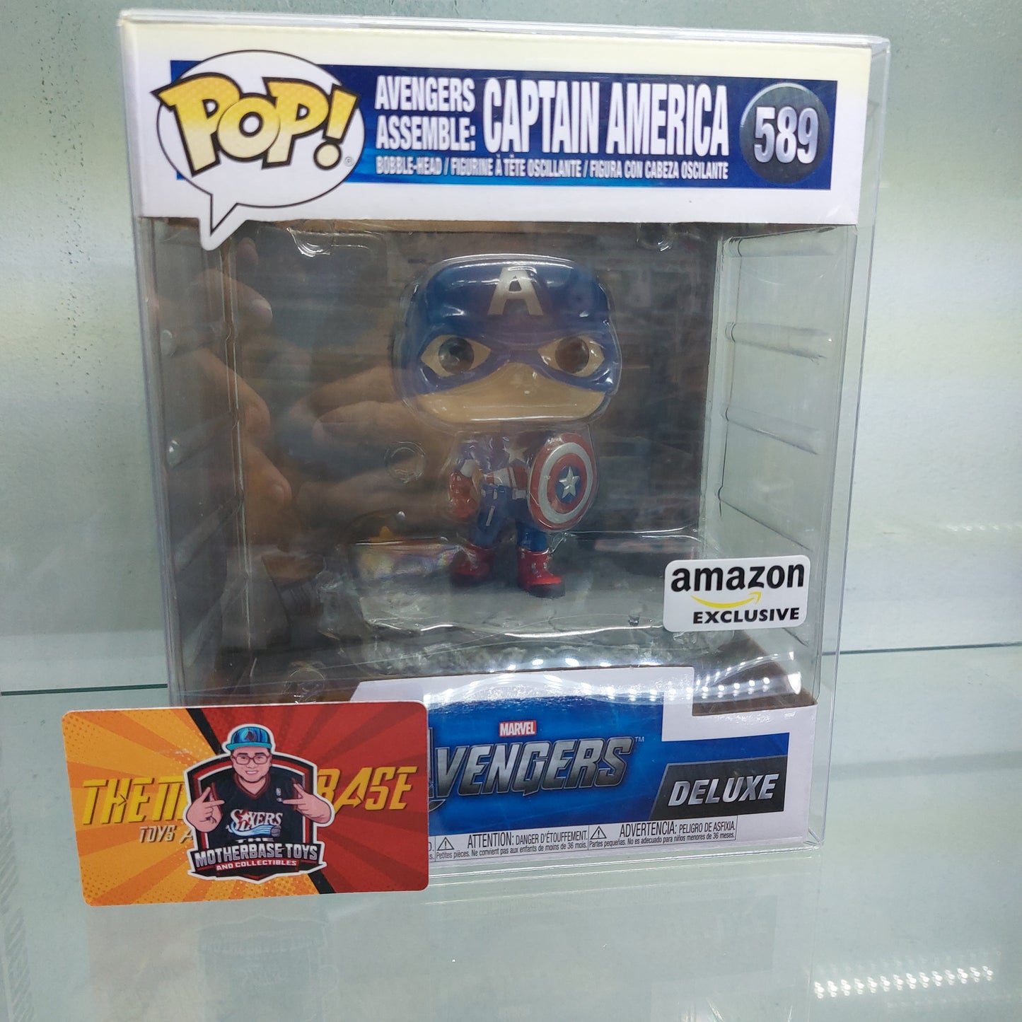 Funko pop Avengers Assemble Captain America DL(amazon exclusive) 589