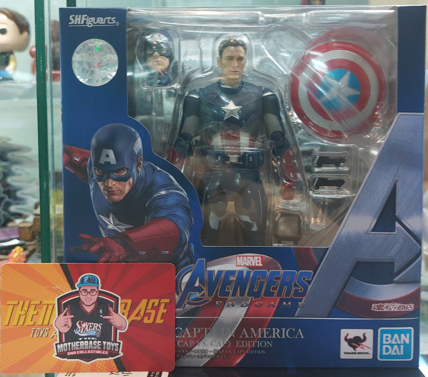 S.H.FIGUARTS AVENGERS ENDGAME CAPTAIN AMERICA (CAP.VS.CAP) TAMASHI NATIONS