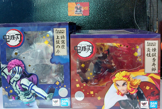 Figuarts Zero Demon Slayer Akaza Upper Three & Kyojuro Rengoku Flame Hashira Set